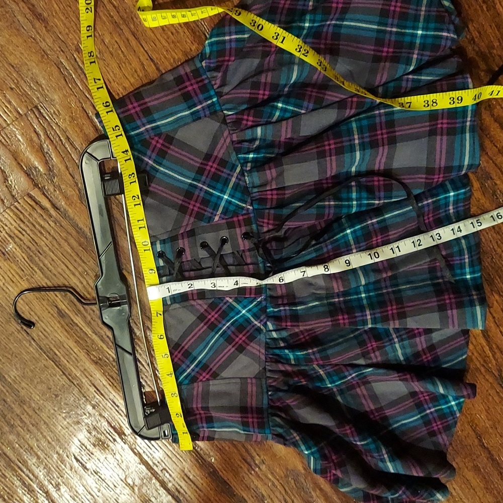 034,,FINAL PRICE🔥 Candie's Mini Skirt plaid is two wide very pretty colors 💜💙
